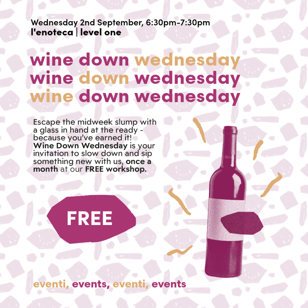 Wine Down Wednesday at Mercato Centrale Melbourne